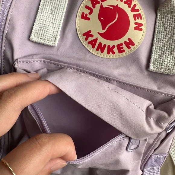 Fjallraven Kanken Mini Backpack Purple/Lilac - Picture 6 of 7